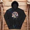 Unicorn Riding Dinosaur Hoodie Unisex Adult Size S-3XL