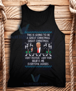 Funny Trump Christmas Tank Top Unisex Adult Size S-2XL