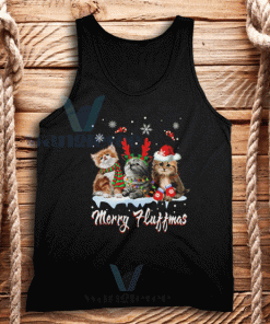 Merry Fluffmas Cute Tank Top Unisex Adult Size S-2XL