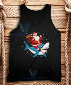 Santa Clause on Shark Tank Top Unisex Adult Size S-2XL