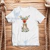 Adorable Reindeer Christmas T-Shirt Adult Size S - 3XL