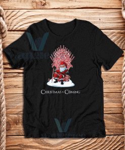 Christmas Is Coming Santa T-Shirt Unisex Adult Size S - 3XL