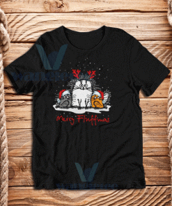 Merry Fluffmas Christmas T-Shirt Unisex Adult Size S - 3XL