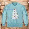 Grumpy Cat Christmas Sweatshirt Unisex Adult Size S-3XL