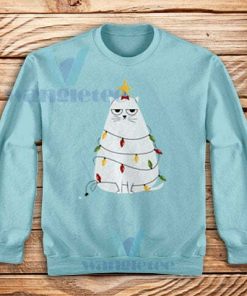 Grumpy Cat Christmas Sweatshirt Unisex Adult Size S-3XL