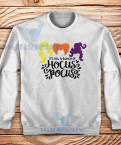 Hocus Pocus Time Witches Sweatshirt Unisex Adult Size S-3XL