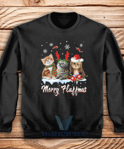 Merry Fluffmas Cute Sweatshirt Adult Size S-3XL