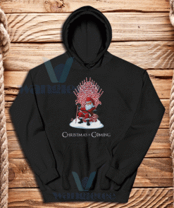 Christmas Is Coming Santa Hoodie Adult Size S-3XL