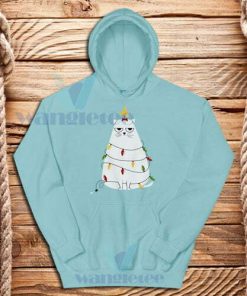 Grumpy Cat Christmas Hoodie Unisex Adult Size S-3XL