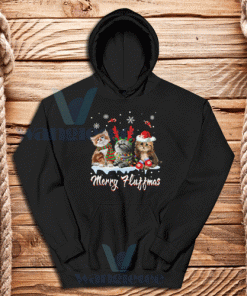 Merry Fluffmas Cute Hoodie Unisex Adult Size S-3XL