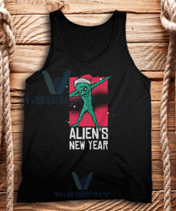 Dabbing Alien Christmas Tank Top Unisex Adult Size S-2XL