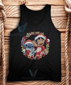 Lilo And Stitch Christmas Tank Top Adult Size S-2XL