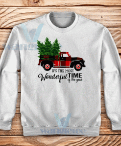 Christmas Truck Family Sweatshirt Unisex Adult Size S-3XL