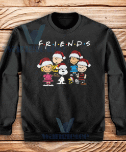 Snoopy And Friends Chirstmas Sweatshirt Adult Size S-3XL