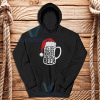 Santa Claus Beer Christmas Hoodie Unisex Adult Size S-3XL