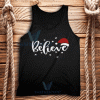 Believe Christmas Tank Top Unisex Adult Size S-2XL