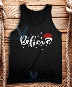 Believe Christmas Tank Top Unisex Adult Size S-2XL