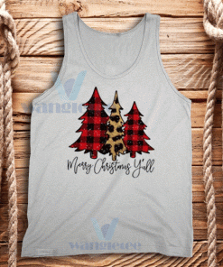 Merry Christmas Yall Tank Top Unisex Adult Size S-2XL