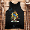 Simpsons Christmas Tree Tank Top Adult Size S-2XL