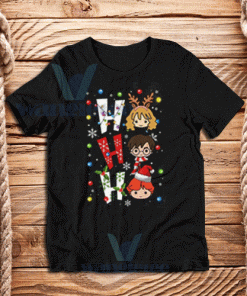 Ho Ho Ho Harry Potter Christmas T-Shirt Adult Size S - 3XL