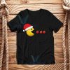 Pac Man Christmas T-Shirt Unisex Adult Size S - 3XL