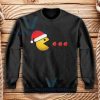 Pac Man Christmas Sweatshirt Unisex Adult Size S-3XL