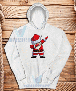 Dabbing Santa Christmas Hoodie Unisex Adult Size S-3XL