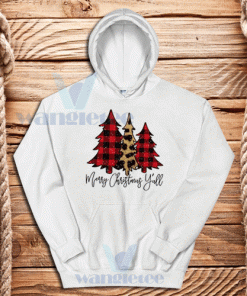 Merry Christmas Yall Hoodie Unisex Adult Size S-3XL