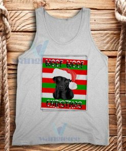Christmas With The Dog Tank Top Adult Size S-2XL