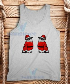 Cute Penguins Christmas Tank Top Adult Size S-2XL