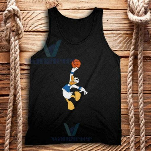 Donald Duck Slamdunk Tank Top Adult Size S-2XL