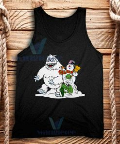 Frosty And Bumble Christmas Tank Top Adult Size S-2XL