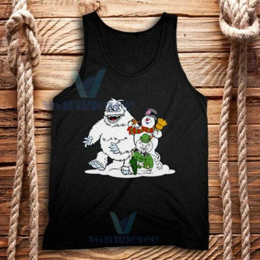 Frosty And Bumble Christmas Tank Top Adult Size S-2XL