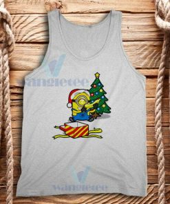 Minions Christmas Banana Tank Top Adult Size S-2XL