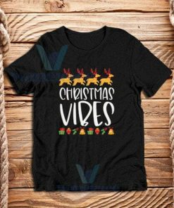 Cute Christmas Vibes T-Shirt Unisex Adult Size S - 3XL