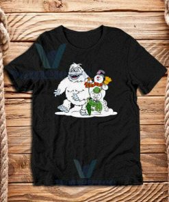 Frosty And Bumble Christmas T-Shirt Adult Size S - 3XL