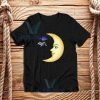 Half Moon Astronaut T-Shirt Unisex Adult Size S - 3XL