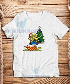 Minions Christmas Banana T-Shirt Adult Size S - 3XL