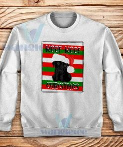 Christmas With The Dog Sweatshirt Unisex Adult Size S-3XL