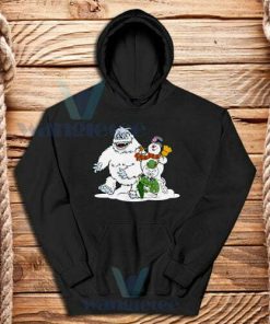 Frosty And Bumble Christmas Hoodie Adult Size S-3XL