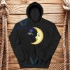 Half Moon Astronaut Hoodie Unisex Adult Size S-3XL