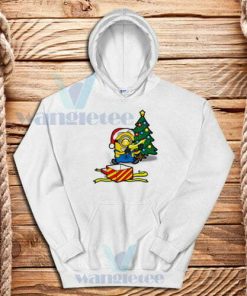 Minions Christmas Banana Hoodie Unisex Adult Size S-3XL