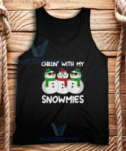 Chillin With Snowmies Tank Top Adult Size S-2XL