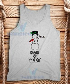 Dab Christmas Snowman Tank Top Adult Size S-2XL