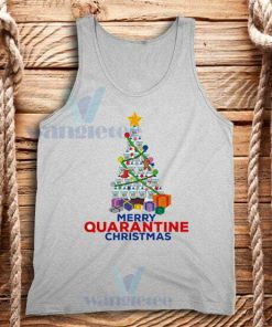 Merry Quarantine Christmas Tank Top Adult Size S-2XL