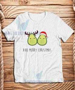 Avo Merry Christmas T-Shirt Unisex Adult Size S - 3XL