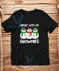 Chillin With Snowmies T-Shirt Unisex Adult Size S - 3XL