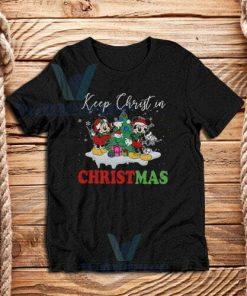 Mickey Mouse Keep Christmas T-Shirt Unisex Adult Size S - 3XL