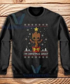 Christmas Groot Graphic Sweatshirt Unisex Adult Size S-3XL