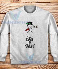 Dab Christmas Snowman Sweatshirt Adult Size S-3XL